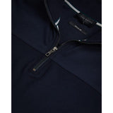 Ted Baker Gazine Long Sleeve Half Zip Pullover in Navy