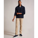 Ted Baker Gazine Long Sleeve Half Zip Pullover in Navy