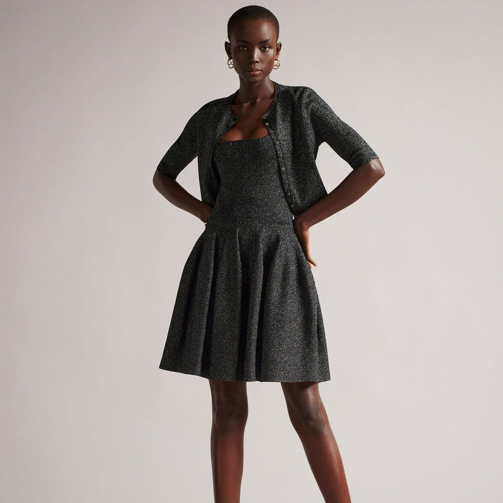 Ted Baker Glitzia Metallic Skater Dress Ted Baker Glitzia Metallic Skater Dress