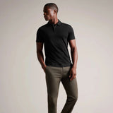 Ted Baker Helfin Design Polo Shirt Black