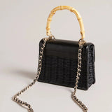 Ted Baker Jaylisa Top Handle Basket Cross Body Bag Black