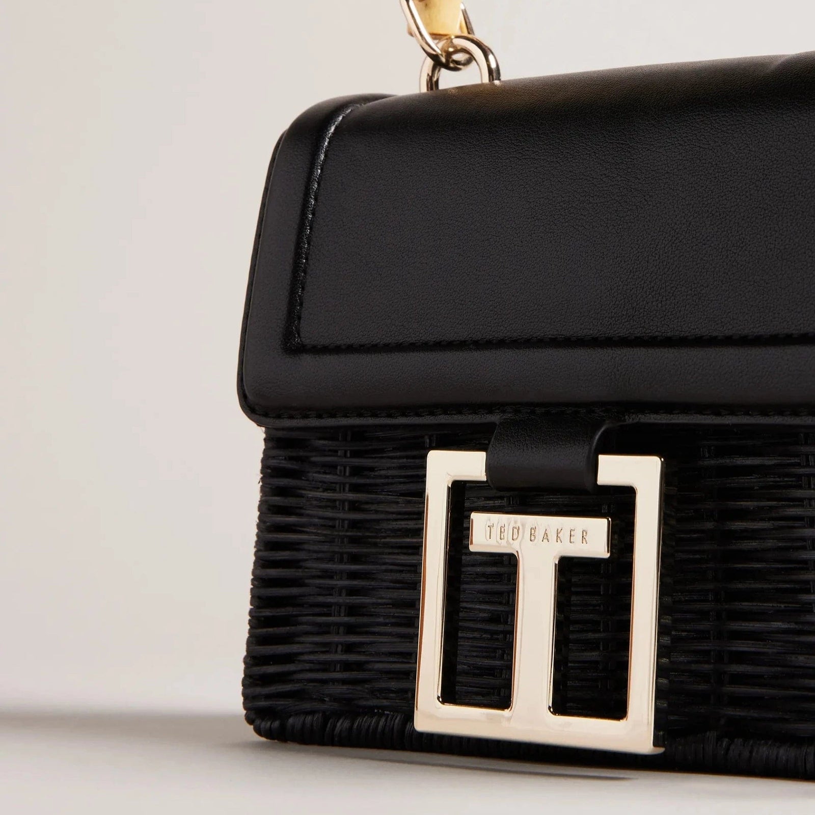 Ted Baker Jaylisa Top Handle Basket Cross Body Bag Black