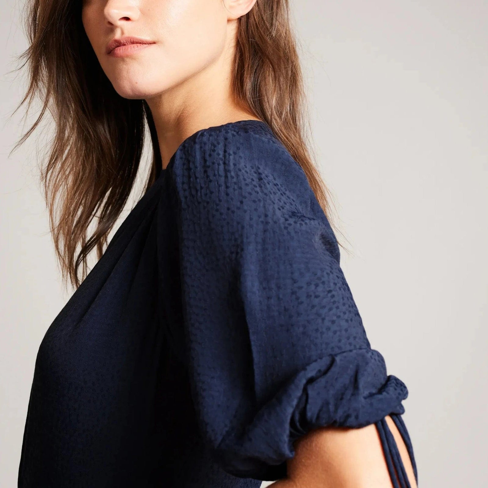 Ted Baker Jillia Asymmetric Tie Midi Dress Navy Ted Baker Jillia Asymmetric Tie Midi Dress Navy