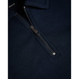 Ted Baker Karpol Long Sleeve Modal Polo Shirt in Navy