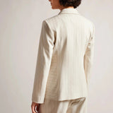 Ted Baker Kllara Relaxed Pinstripe Suit Jacket