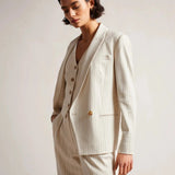 Ted Baker Kllara Relaxed Pinstripe Suit Jacket