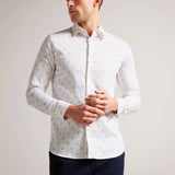 Ted Baker KYME Print Shirt White