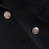 Ted Baker Llayla Double Breasted Jacket With Embossed Buttons in Black