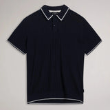 Ted Baker Mahana Design Short Sleeve Polo Navy