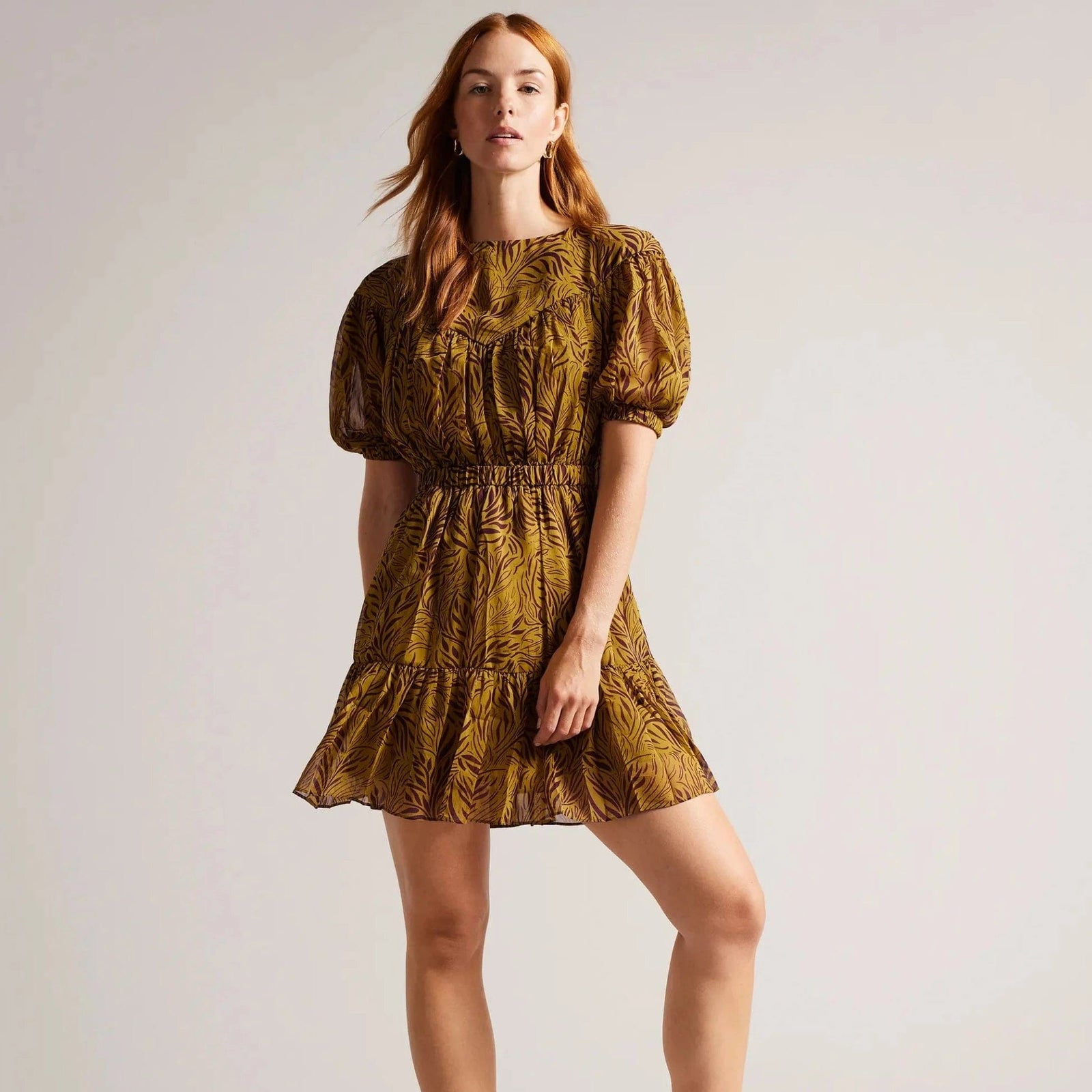 Ted baker dress yellow hotsell