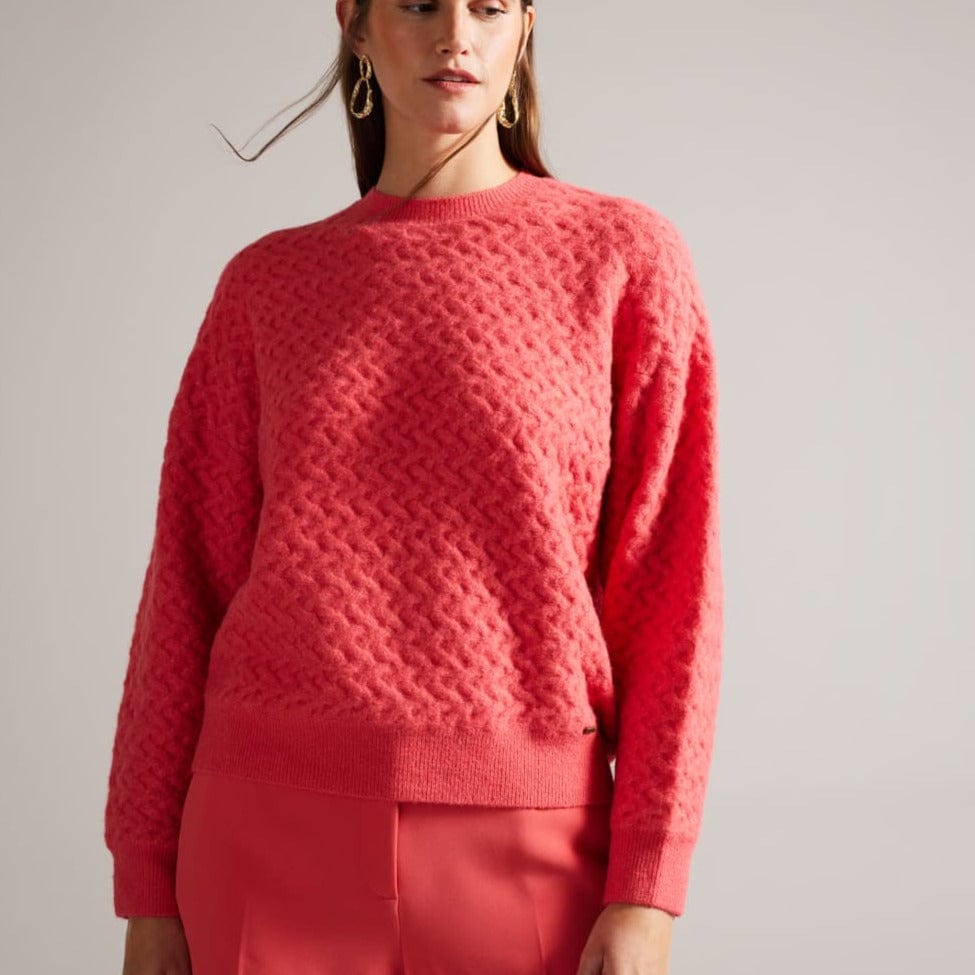 Ted Baker Morlea Horizontal Cable Relaxed Jumper