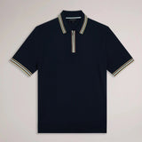 Ted Baker Pierot Trim Polo Shirt Navy