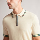Ted Baker Pierot Trim Polo White