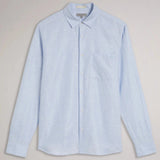 Ted Baker Remark Plain Shirt Light Blue