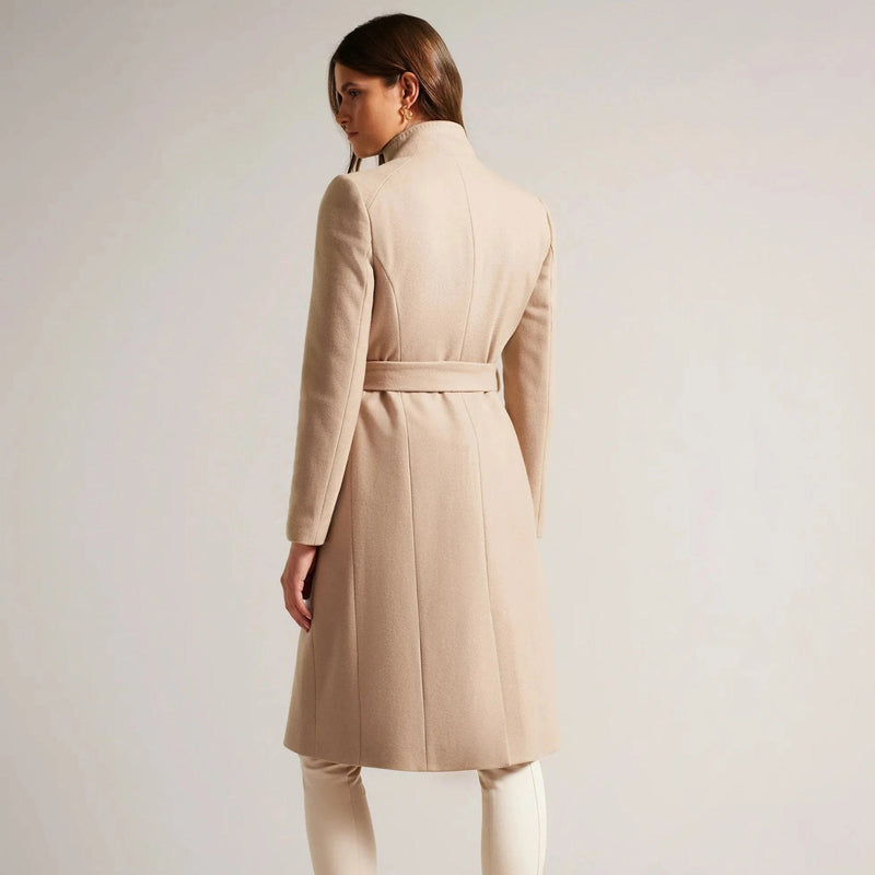 Camel coat top ted baker