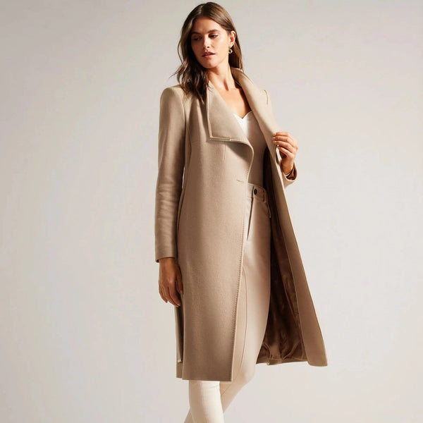 Midi sales wrap coat