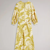 Ted Baker Saraiy Printed Printed Sarong Detail Maxi Dress