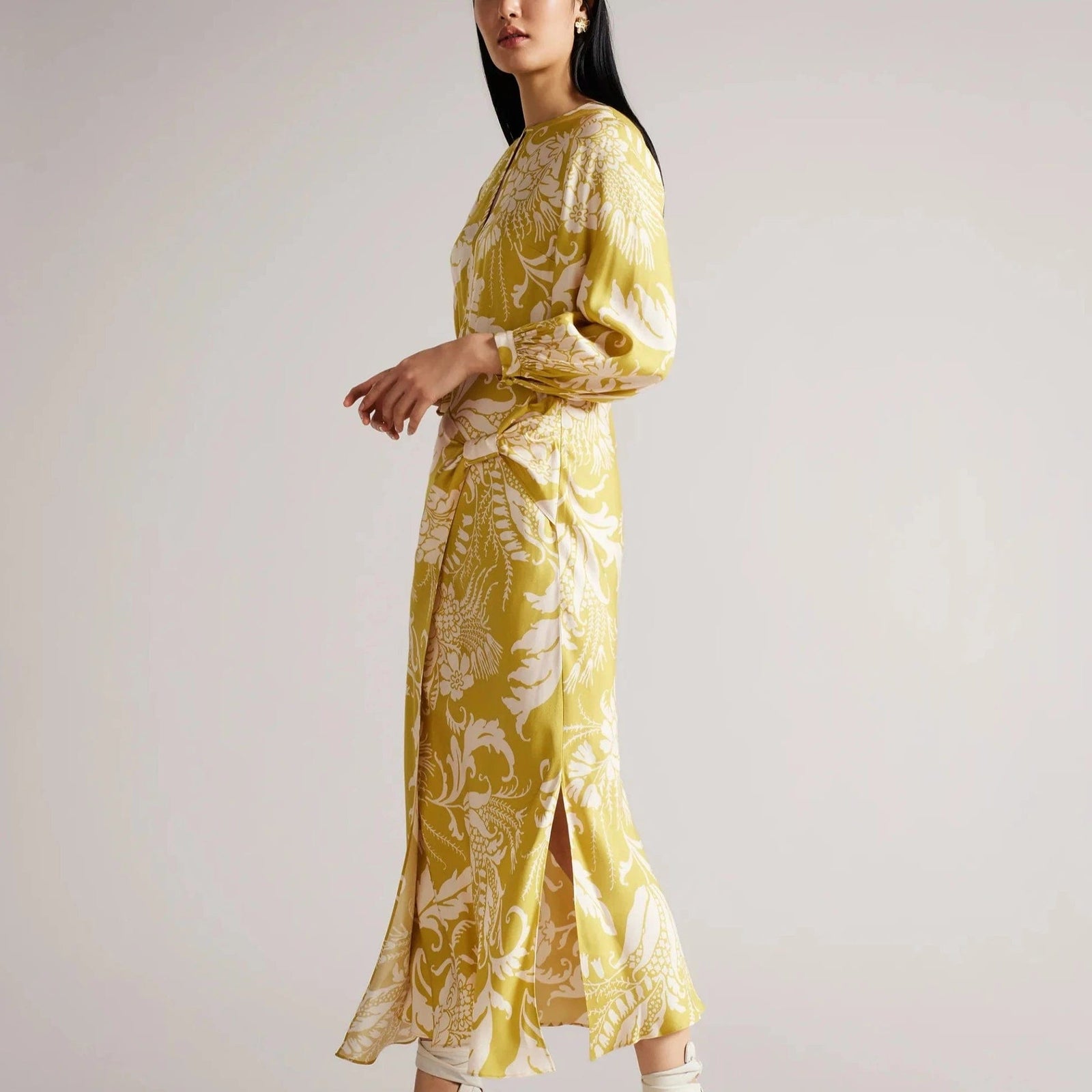 Ted Baker Saraiy Printed Printed Sarong Detail Maxi Dress