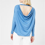Ted Baker Summyr Slash Neck Top In Blue