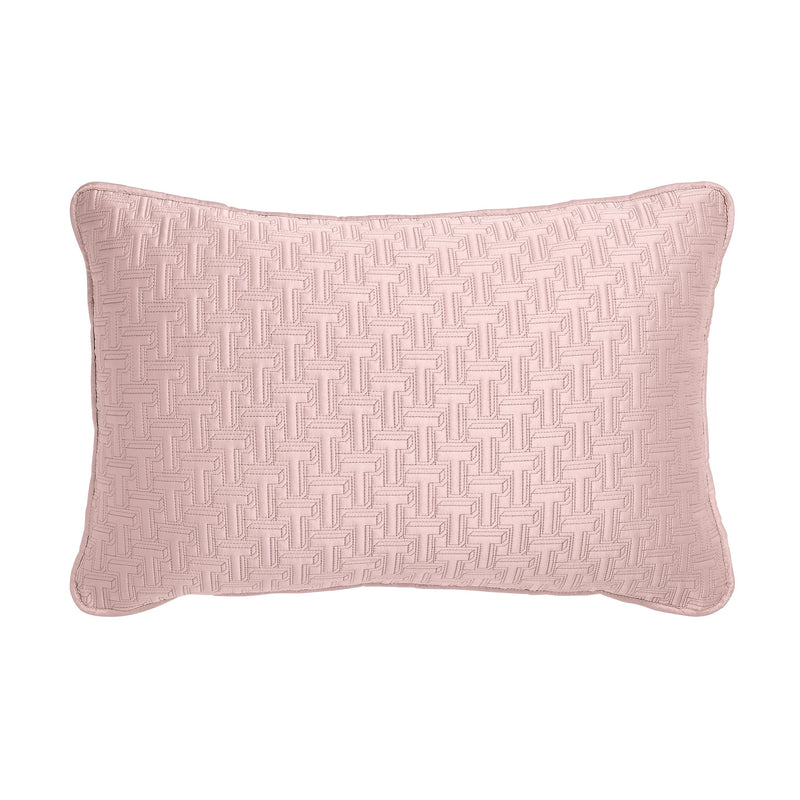 Ted Baker T Quilted Cushion Soft Pink
