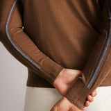 Ted Baker Tooting Half Zip Knitwear Tan