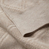 Ted Baker Ventar Diamond Knit Polo Shirt in Stone
