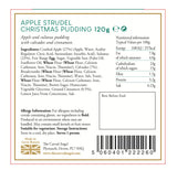 The Carved Angel Apple Strudel Christmas Pudding 120g