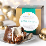 The Carved Angel Apple Strudel Christmas Pudding 120g