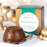 The Carved Angel Apple Strudel Christmas Pudding 120g