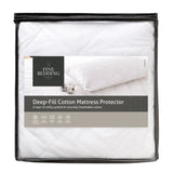 The Fine Bedding Company Deep Fill Cotton Mattress Protector
