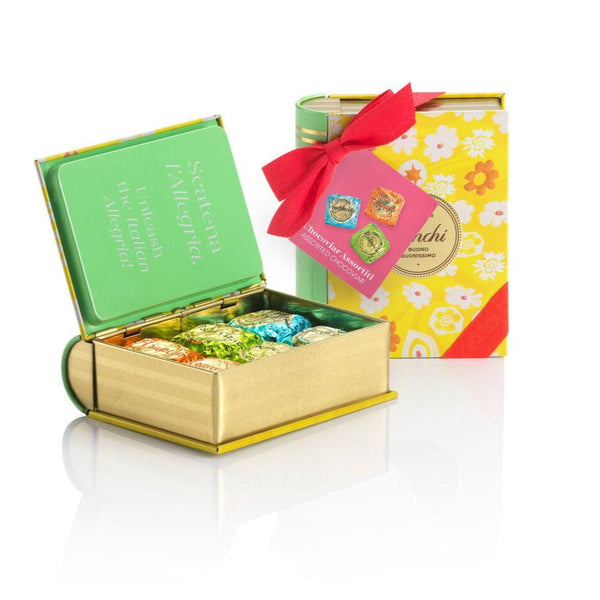 Venchi Spring Mini Book With Assorted Chocoviar Chocolates 117g