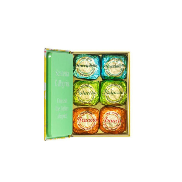 Venchi Spring Mini Book With Assorted Chocoviar Chocolates 117g