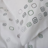 The Lyndon Company Blocks Double Duvet Set In White