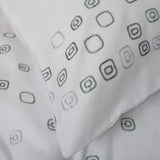 The Lyndon Company Blocks Single Duvet Set In White