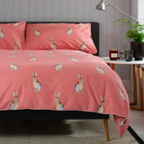 The Lyndon Company Hare Printed Cotton Duvet Set