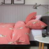 The Lyndon Company Hare Printed Cotton Duvet Set