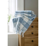 The Lyndon Company Longmorn Supersoft Throw In Powder Blue