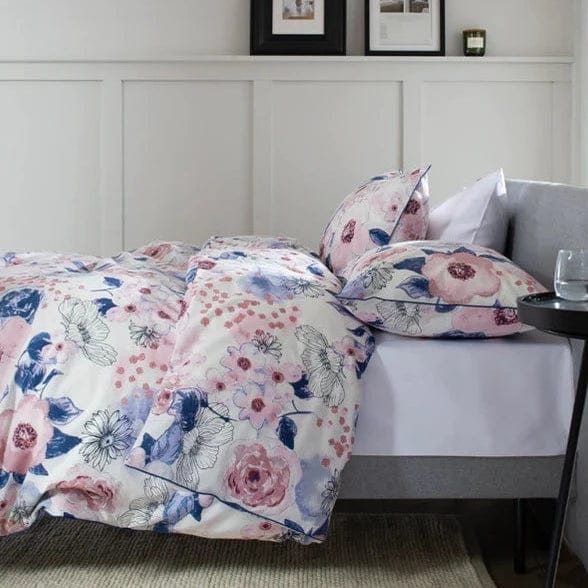 The Lyndon Company Mary Rose Printed Cotton Duvet Bedlinen
