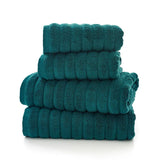 The Lyndon Company Ribbleton ZeroTwist Bath Towel In Dark Green