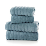 The Lyndon Company Ribbleton ZeroTwist Hand Towel In Blue
