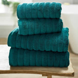 The Lyndon Company Ribbleton ZeroTwist Hand Towel In Dark Green