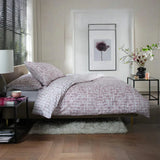 The Lyndon Company Tulle Extrasoft 100% Cotton Breathable Duvet Cover Set Pink Double