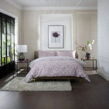The Lyndon Company Tulle Extrasoft 100% Cotton Breathable Duvet Cover Set Pink Double