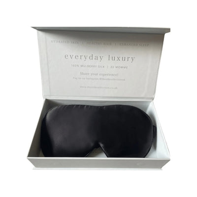 The Silk Collection - The Pure Silk Eye Mask In Black