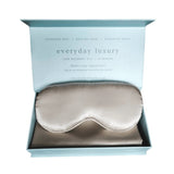 The Silk Collection - The Pure Silk Sleep Set (Pillowcase & Eye mask) In Champagne