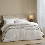 Yard Hebden Relaxed Waffle Duvet Cover Set Double In Chalk