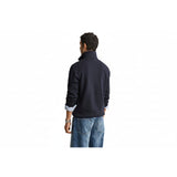 GANT Sacker Rib Half-Zip Sweatshirt In Evening Blue