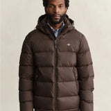 GANT Active Cloud Jacket In Black Brown