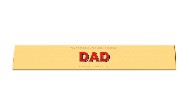 Toblerone Dad Personalised Toblerone Bar 100G