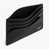 Tommy Hilfiger Flag Credit Card Holder In Black